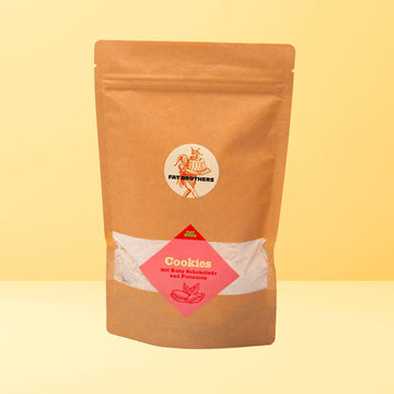 Cookies mit Ruby Schokolade und Pistazien Backmischung