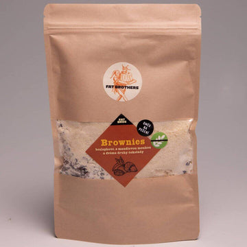 Glutenfreie Brownies mit Mandelmehl und Schokolade Backmischung