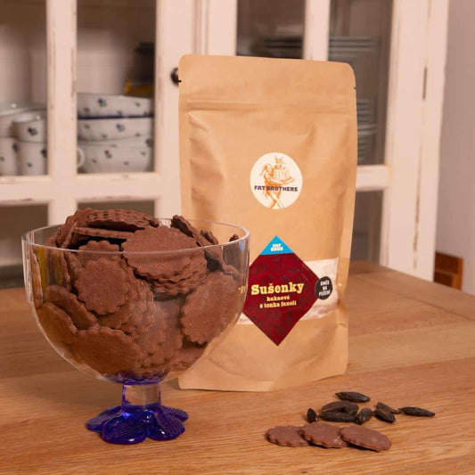 Keks Duo mit Kakao und Zitronenpulver Backmischungen