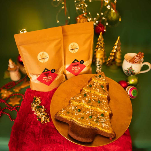 Lebkuchen mit Roggenmehl und Kakao Backmischung