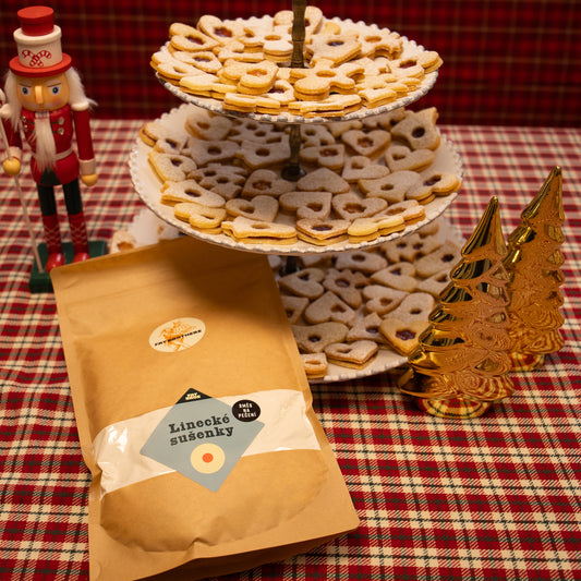 Linzer Plätzchen mit Vanillegewürz Backmischung