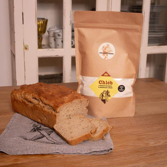 Brot mit Roggenmehl und Röstzwiebeln Backmischung