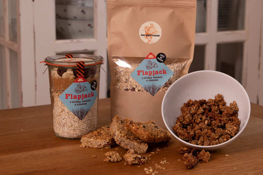 Haferflocken Muffins und Müsliriegel Set Backmischungen