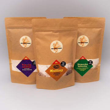 Mit Weihnachtsduft in die Schule 2 Muffins und ein Gugelhupf Backmischungen