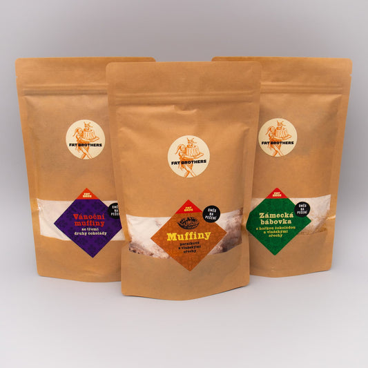 Mit Weihnachtsduft in die Schule 2 Muffins und ein Gugelhupf Backmischungen