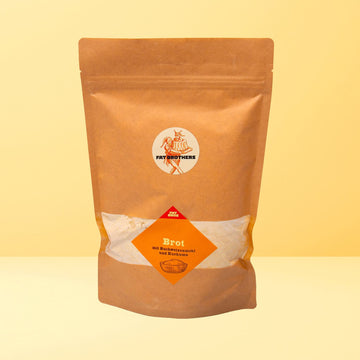 Brotzopf mit Buchweizenmehl und Kurkuma Backmischung