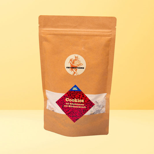 Cookies mit Schokolinsen und Milchschokolade Backmischung