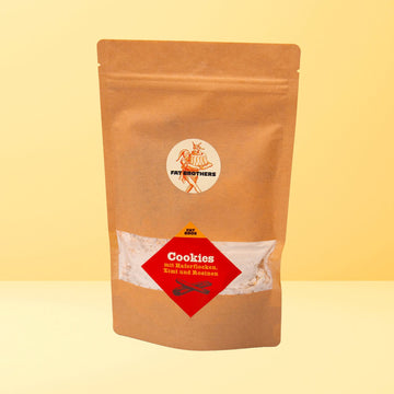 Cookies mit Haferflocken Rosinen und Zimt Backmischung