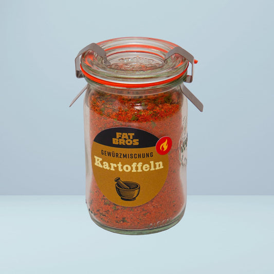 Feine Gewürzmischung für Kartoffeln Pikant Fat Brothers im Glas 100g