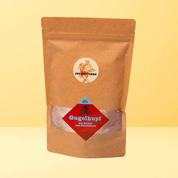 Gugelhupf mit Kakao und Zartbitterschokolade Backmischung
