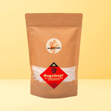 Gugelhupf mit Weißer Schokolade und Erdbeeren Backmischung