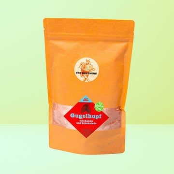 Glutenfreier Gugelhupf mit Kakao und Zartbitterschokolade Backmischung