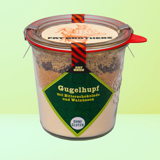 Glutenfreier Weihnachtlicher Gugelhupf Backmischung im Weck-Glas