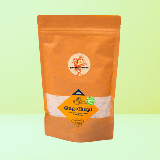 Glutenfreier Gugelhupf mit Mohn und Zitronenschale Backmischung