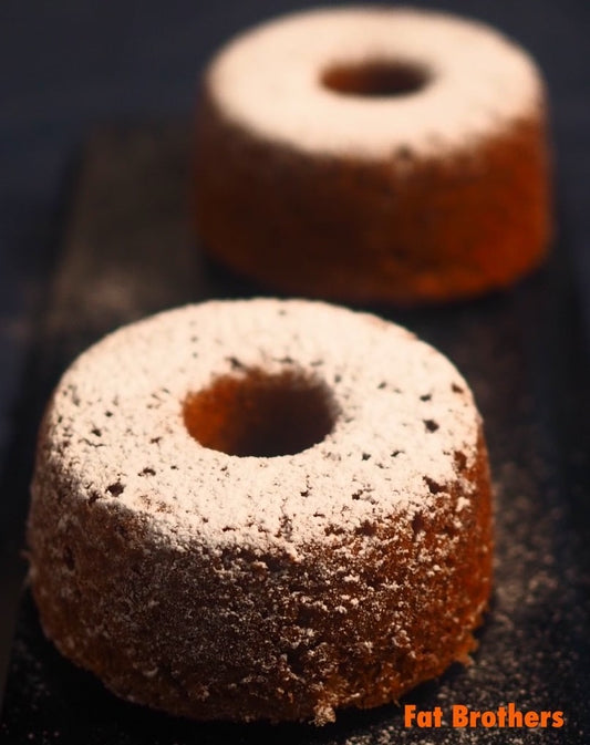 Muffin Set mit Banane und Äpfeln Backmischung