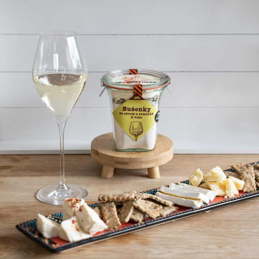 Vollkorncracker mit Käse und Kernen Ideal Zum Wein Backmischung