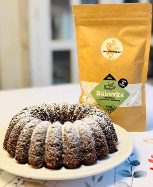 Gugelhupf mit Milchschokolade und Pistazien Backmischung im Weck-Glas