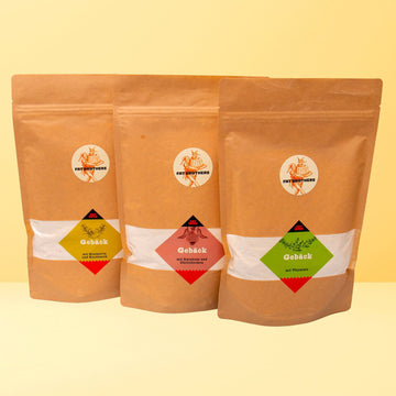 Kräuterbrötchen Set Thymian Zwiebel und Knoblauch für Grill und Backofen Backmischungen