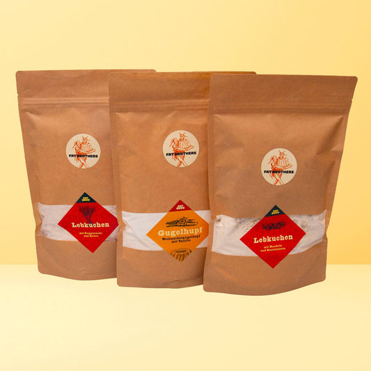 Weihnachtsset Kuchen Trio Backmischungen