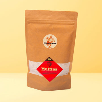 Muffins mit Weißer Schokolade und Himbeeren Backmischung