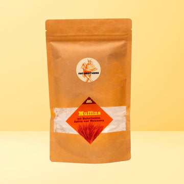 Muffins mit Haferflocken Äpfeln und Walnüßen Backmischung