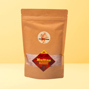 Muffins mit 3 Sorten Schokolade Weniger Zucker Backmischung