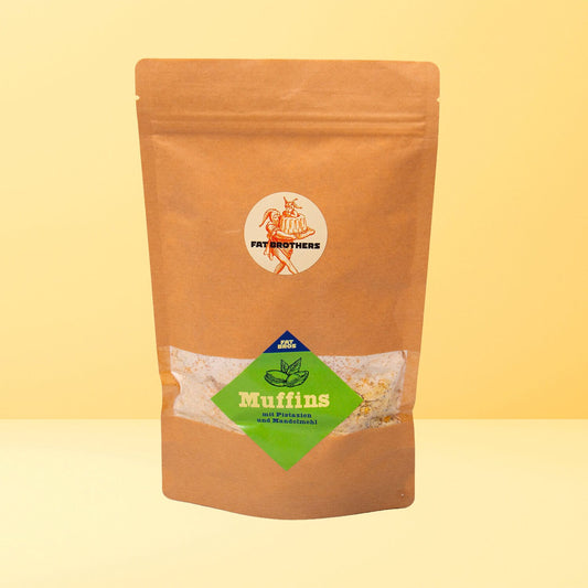 Luxuriöse Muffins mit Mandelmehl und Pistazien Backmischung