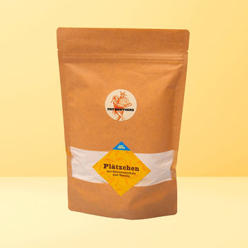 Plätzchen mit Bio Zitronenpulver und Vanillezucker Backmischung