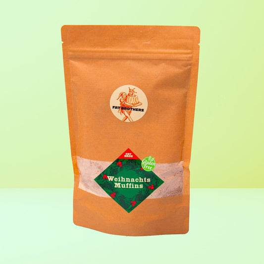 Glutenfreie Weinachtliche Muffins mit Dreierlei Schokolade Backmischung