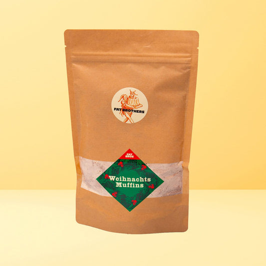 Weihnachtliche Muffins mit 3 Sorten Schokolade Weniger Zucker Backmischung