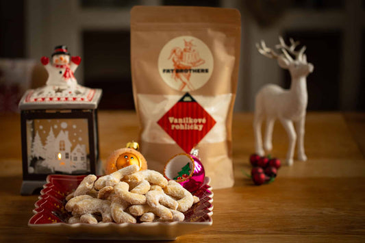 Vanillekipferl mit Mandelmehl Backmischung