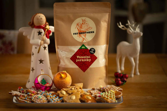 Lebkuchen Plätzchen mit Walnüßen Backmischung