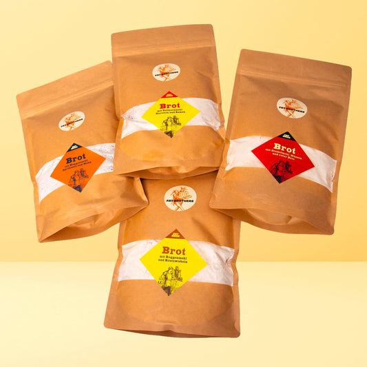 Vier Leckere Brotsorten Backmischungen