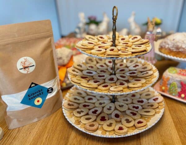 Linzer Plätzchen mit Vanillegewürz - Backmischung