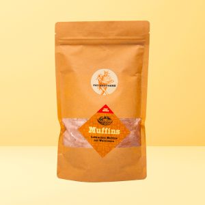 Lebkuchenmuffins mit Nüssen und Kakao „weniger Zucker!“ - Backmischung