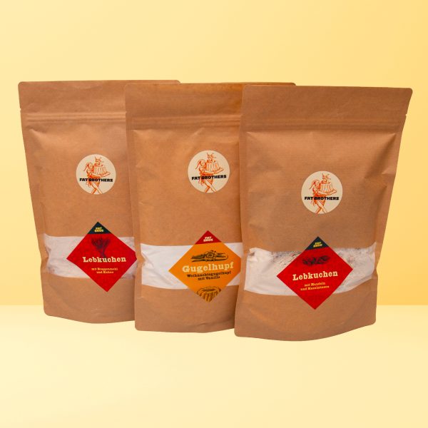 Weihnachtsset Kuchen-Trio - Backmischungen